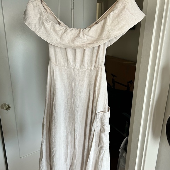 Reformation Mariana in beige linen S - Picture 3 of 3